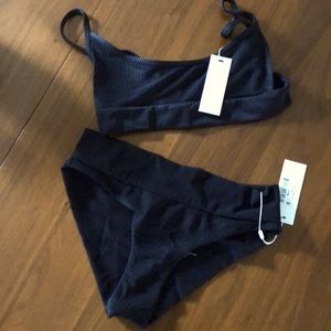 Frankies Bikinis NWT Gavin Top and Bottom size S